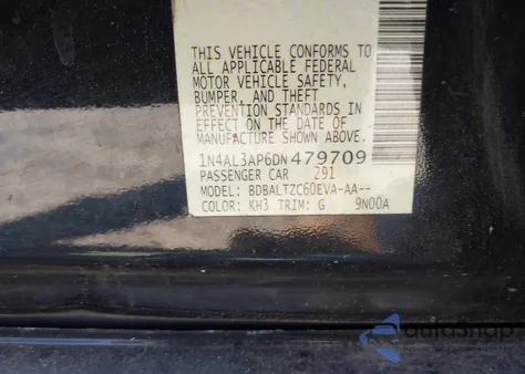 2013 Nissan Altima 2.5 Sv from USA, damaged, VIN 1N4AL3AP6DN479709